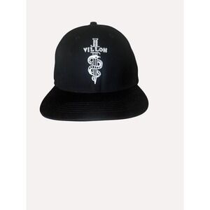 Villon cognac Black Snapback Cap‎ With Embroidered Logo